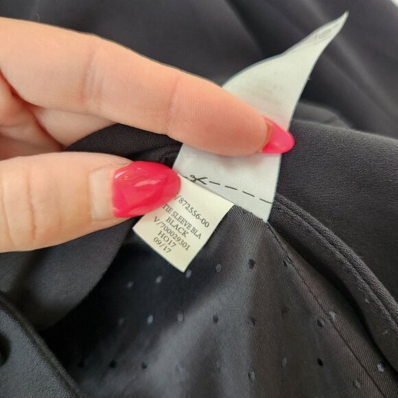 Banana Republic Black Blazer Jacket Career Professional Fitted Women's 0 - Picture 7 of 7